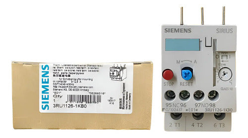 Relé Térmico De Sobrecarga 3ru1126-1kb0 9-12,5a Siemens -