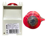 Kit Tomada N4206 + Plug N4276 32a 3p+t 380/440v 6h Vm Steck Vermelho
