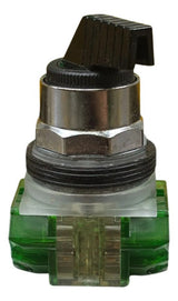 Comutador 30mm 2 Posições Metálico 9001ks34fbh7 Schneider Metálico/ Verde 2nf