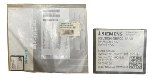Compactflash Card 6sl3054-0ef00-1ba0 Siemens