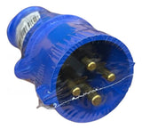 Kit Com 2 Peças: Plug N4279 32a 3p+t 220/240v Azul Steck 220/240 V