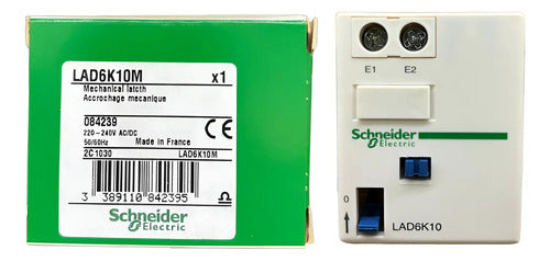 Bloco De Retenção Mecânica 220/240v Lad6k10m Schneider 220-240v 50-60hz