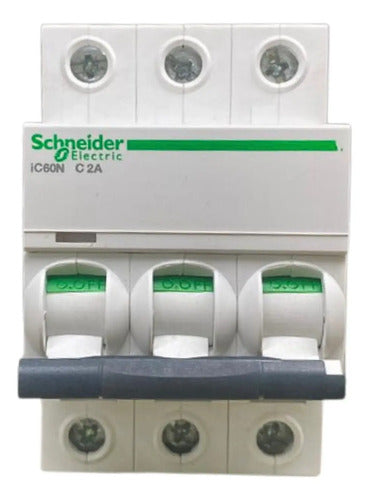 Disjuntor Acti9 Ic60n 3p Curva C 2a 440v A9f74302 Schneider