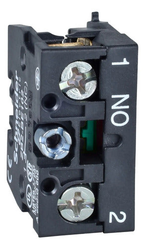 Kit Com 2: Bloco De Contato Auxiliar 1na Zb2be101 Schneider 1na