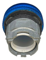 Kit Com 2: Cabeçote Para Sinalizador Azul Zb4bv06 Schneider Azul -