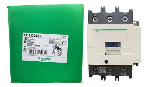 Contator 3p 95a Ac-3 24v 50/60hz 1na+1nf Lc1d95b7 Schneider 24vca