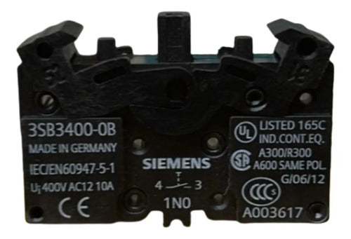 Botão 1na Verde 3sb3602-0aa41 Siemens Verde 1na