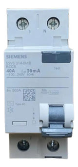 Interruptor Diferencial 5sv5314-0mb 40a Siemens