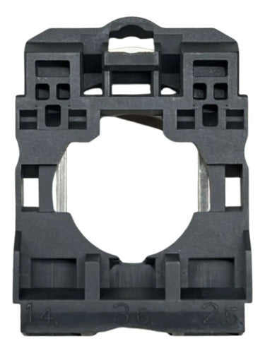 Kit Com 10 Peças: Base Plástica Zb5az009 Schneider Cinza 0