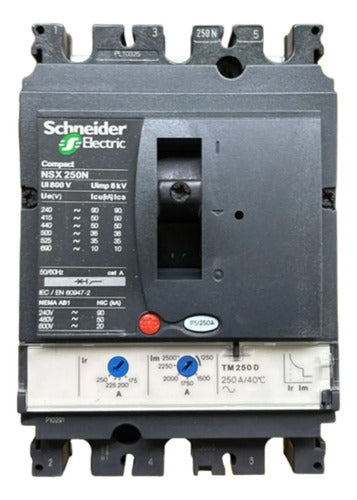 Disjuntor 3p Nsx250n-tm250d Lv431830 Schneider