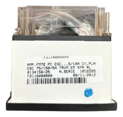 Amperimetro Fm72pc 72x72 75/150/5a Trvm Em 57a Kron