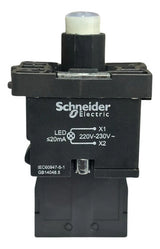 Kit Com 2: Botão Luminoso 1na 220/230vac Xa2ew36m1 Schneider Azul 220vca