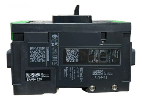 Disjuntor Nsxm 50ka Tm25d 3p Lv426401 Schneider