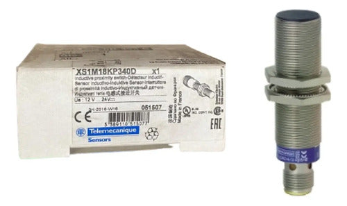 Sensor Indutivo Xs1m18kp340d Telemecanique L72mm 12-24 Vdc