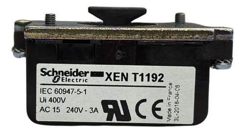 Interruptor Para Montagem Frontal Xent1192 Schneider 400