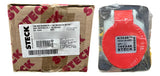 Tomada Emb N3049 2p+t 16a 380/440v 9h Vermelho Ip44 Steck Vermelho