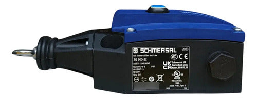 Chave Emergencial Tração Cabo Zq 900-22 Ace Schmersal Nova!! Azul 0