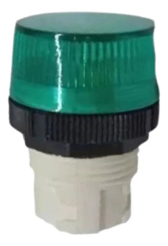 Kit Com 2: Botões Sinaleiros V221/15 22mm Verde Schmersal Verde Não Se Aplica