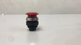 Kit Com 2 Peças: Botão C3.36/03 Cogumelo 30mm Vm Schmersal