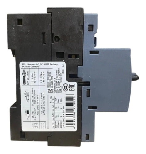 Disjuntor Motor Tripolar 13-20a 3rv2021-4ba10 Siemens - 50/60hz