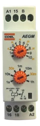 Relé Tempo Aegm 94 A 242vca/24vca/cc Multi Escala Coel 94 A 242vca/24vca/cc