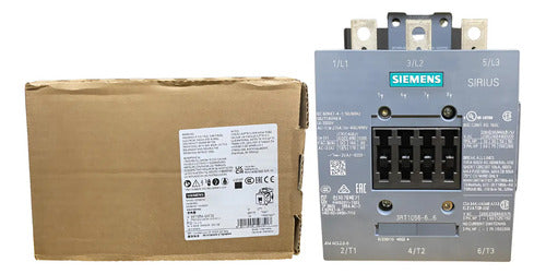 Contator Tripolar 3rt1056-6af36 185a 90kw 110/127v Siemens 110/127v