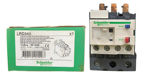Rele Termico 30-40a Everlink 1na+1nf Lrd340 Schneider -