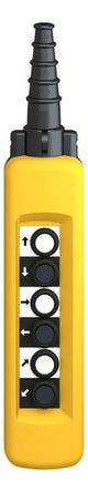 Botoeira Pendente Plastica 6 Botoes Am Xaca681 Schneider Amarelo