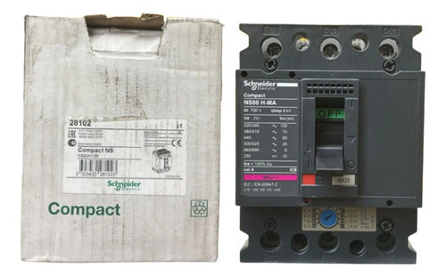 Disjuntor Tripolar 25a Ns80h-ma25 28102 Schneider