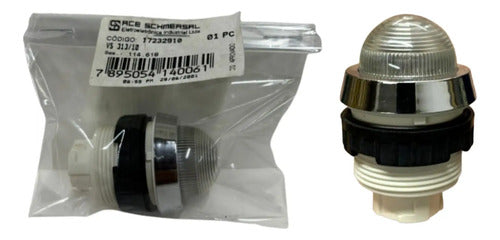 Kit Com 3: Sinaleiro Vs 313/10 30mm Incolor Ace Schmersal