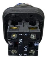 Botao 30mm Preto 1na+1nf Xb3ba2412 Telemecanique Preto -