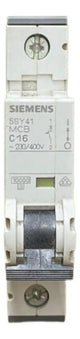 Disjuntor 5sy4116-7 230/400v 10ka 1p C16 16a Siemens