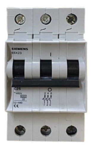 Disjuntor Termomagnético 3p 5sx2325-7 Siemens Novo!
