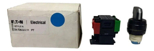 Comutadora 22mm 1na 1nf Preto 3 Posições 2a-726.3.4.11 Eaton