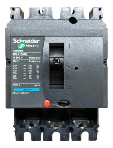 Estrutura Disjuntor Nsx250l Tmd 250a 3p Lv431405 Schneider