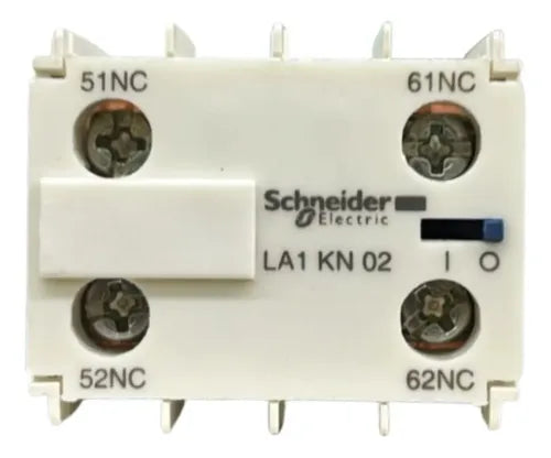Kit Com 2 Peças: Contato Auxiliar 2nf La1kn02 Schneider 690v