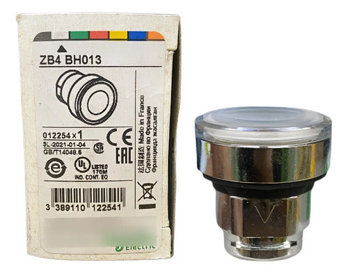 Kit Com 2: Cabeçote Para Botão 22mm Bc Zb4bh013 Schneider Branco 0