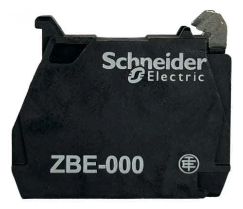 Kit Com 4 Peças: Bloco De Contato Fictício Zbe000 Schneider Preto