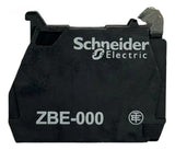 Kit Com 4 Peças: Bloco De Contato Fictício Zbe000 Schneider Preto