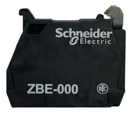 Kit Com 4 Peças: Bloco De Contato Fictício Zbe000 Schneider Preto