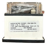 Amperímetro Fm72pc 150/300/5a Trvm Em 75a Kron (fora Da Cx)