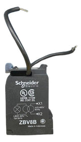Bloco De Contato Luminoso Zbv8b 440...460v Schneider