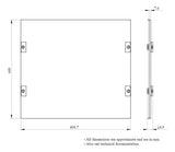 Placa Frontal Lvs03807 Prismaset 450x500mm Schneider