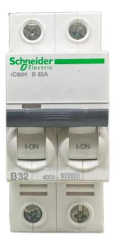 Disjuntor Acti9 Ic60h 2p Curva B 32a 440v A9f83232 Schneider