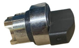Cabeçote Para Comutador Ø22mm 3 Posições Zb4bj8 Schneider Metal Cromado
