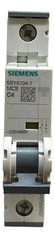 Disjuntor Unipolar 5sy4104-7 C4 Siemens