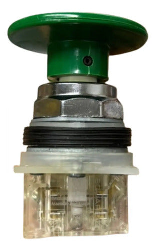 Botão 9001kr25gh13 Metálico 30mm 1naf Verde Schneider Verde