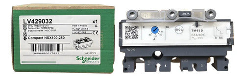 Disparador Nsx100 Tm63d Tripolar Lv429032 Schneider - 50-60hz