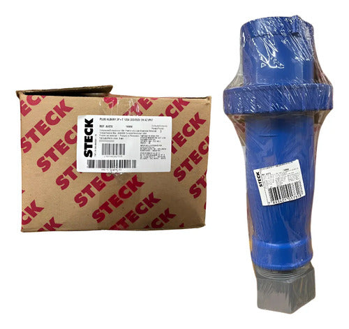 Plug A4679 125a 3p+t 200/250v Ip67 9h Azul Steck 200/250v