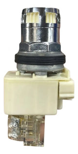 Botão 30mm Metálico 120v Branco 9001k3l38lwwh13 Schneider Branco 120vca